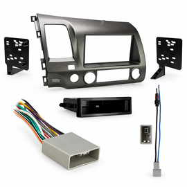 Metra 99-7816T Taupe Dash Kit Harness Antenna Fits Honda Civic 2006-2011