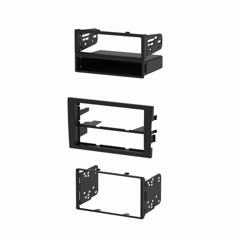 Metra 99-9107B Single- or Double-DIN Installation Kit for 2002 through 2008 Audi A4 and S4