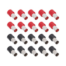 Load image into Gallery viewer, Tsunami TSX-4GA-FERR 20-Piece Red and Black 4GA Ferrules - Refill Pack