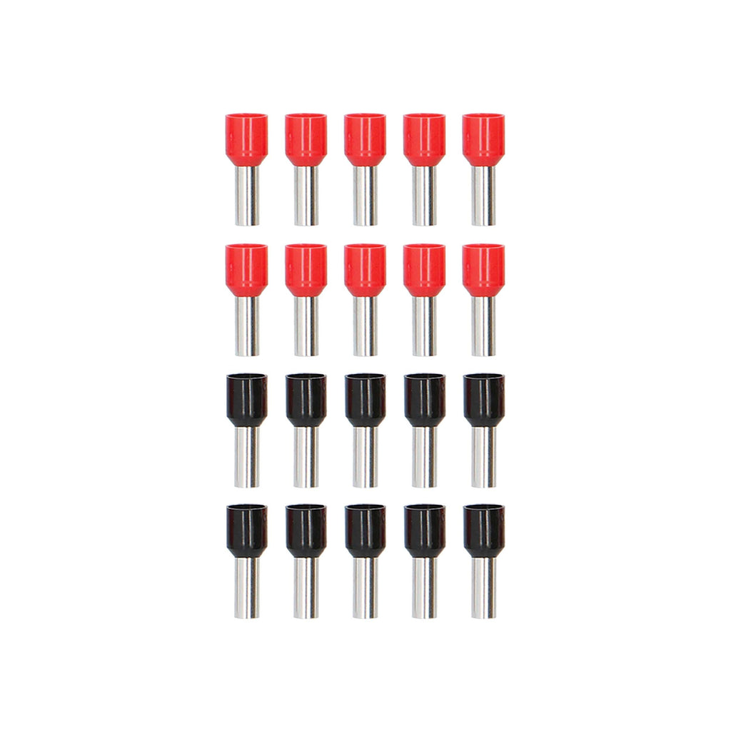 Tsunami TSX-8GA-FERR 20-Piece Red and Black 8GA Ferrules - Refill Pack