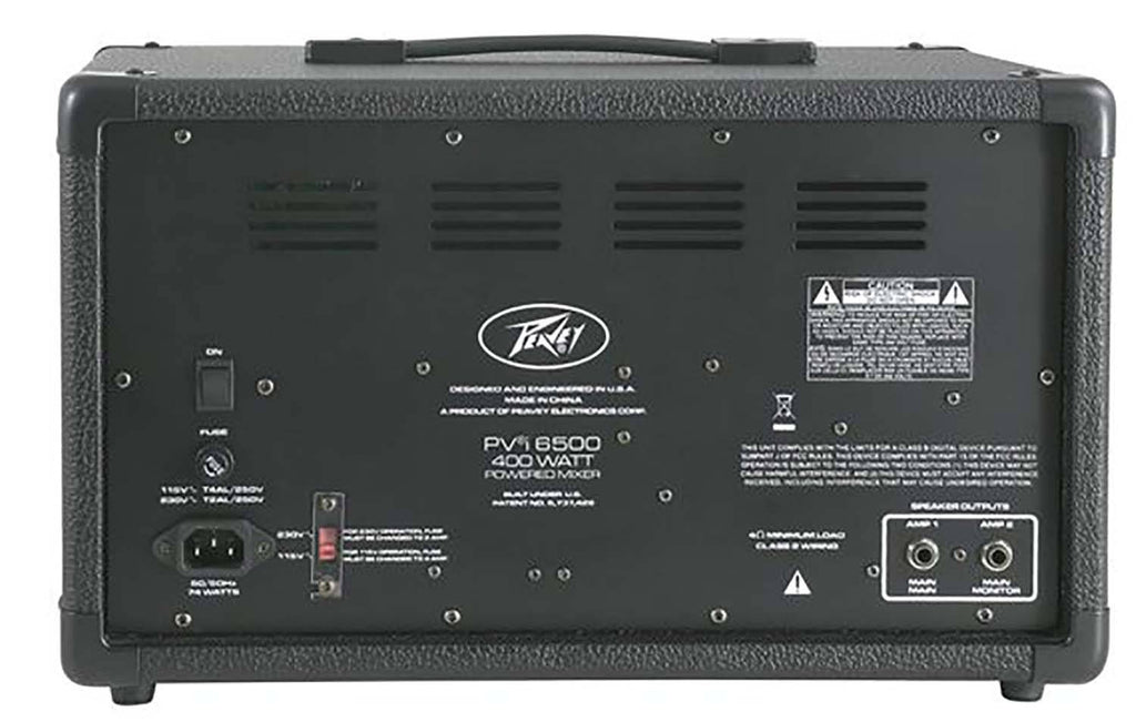 Peavey PVi 6500 6-channel 400W All in One Powered Mixer Amplifier with Bluetooth