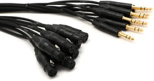 Load image into Gallery viewer, Mogami GOLD 8 TRSXLRF-50 8-channel 1/4 inch TRS Male to XLR Female Snake Cable - 25 foot