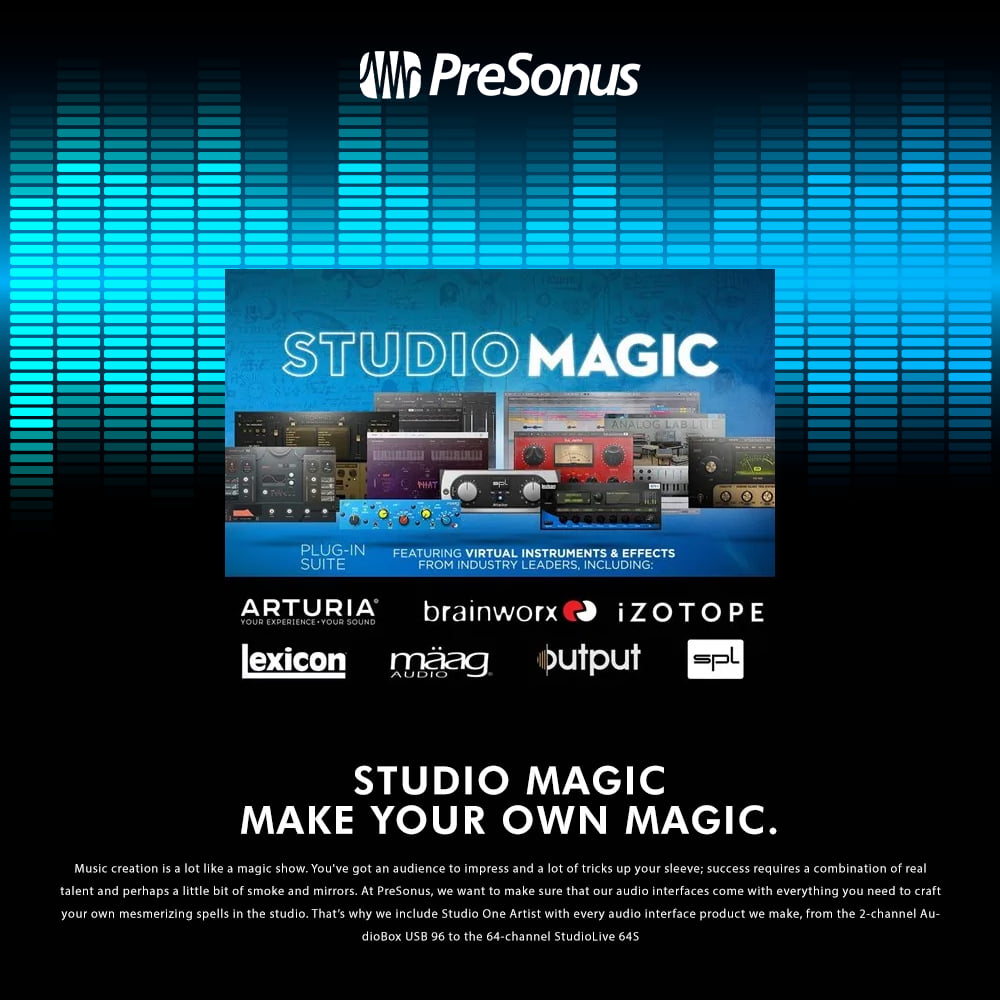 PreSonus Eris E3.5 3.5" Professional Multimedia Reference Monitors with Basic Accessory Bundle