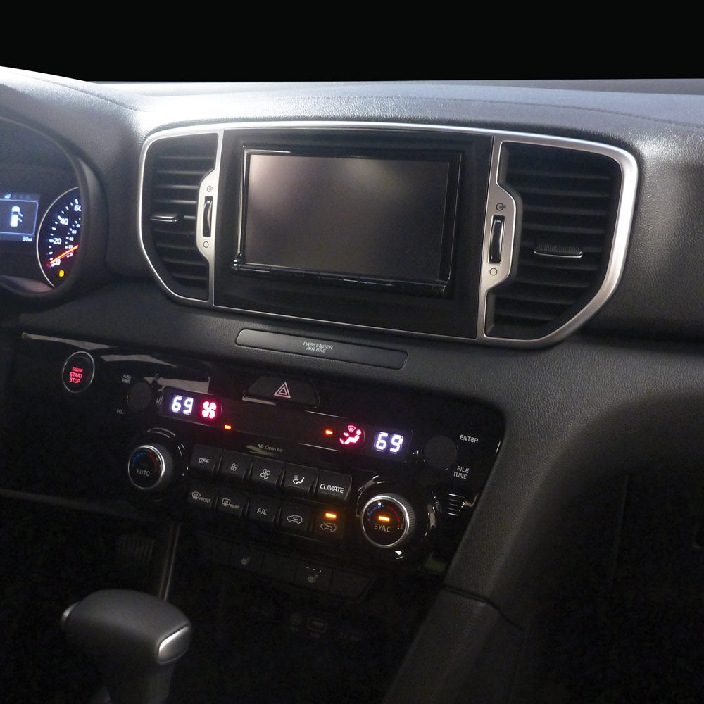 Metra 99-7389B Touch Troni Dash Kit - Compatible Fits for Kia Sportage 2017-2019 (non NAV Display Radio)