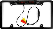 Load image into Gallery viewer, New 12V Car RearView Backup Camera 8 IR Night Vision US License Plate Frame Black