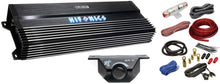 Load image into Gallery viewer, Hifonics A2500.5D 2500W Class-D 5 Channel Car Amplifier&amp; 4 Gauge AMP Kit