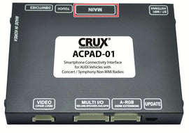 Crux ACPAD-01 Smart-Play Smartphone Connectivity Interface for Audi Vehicles with Concert / Symphony Non MMI Radios