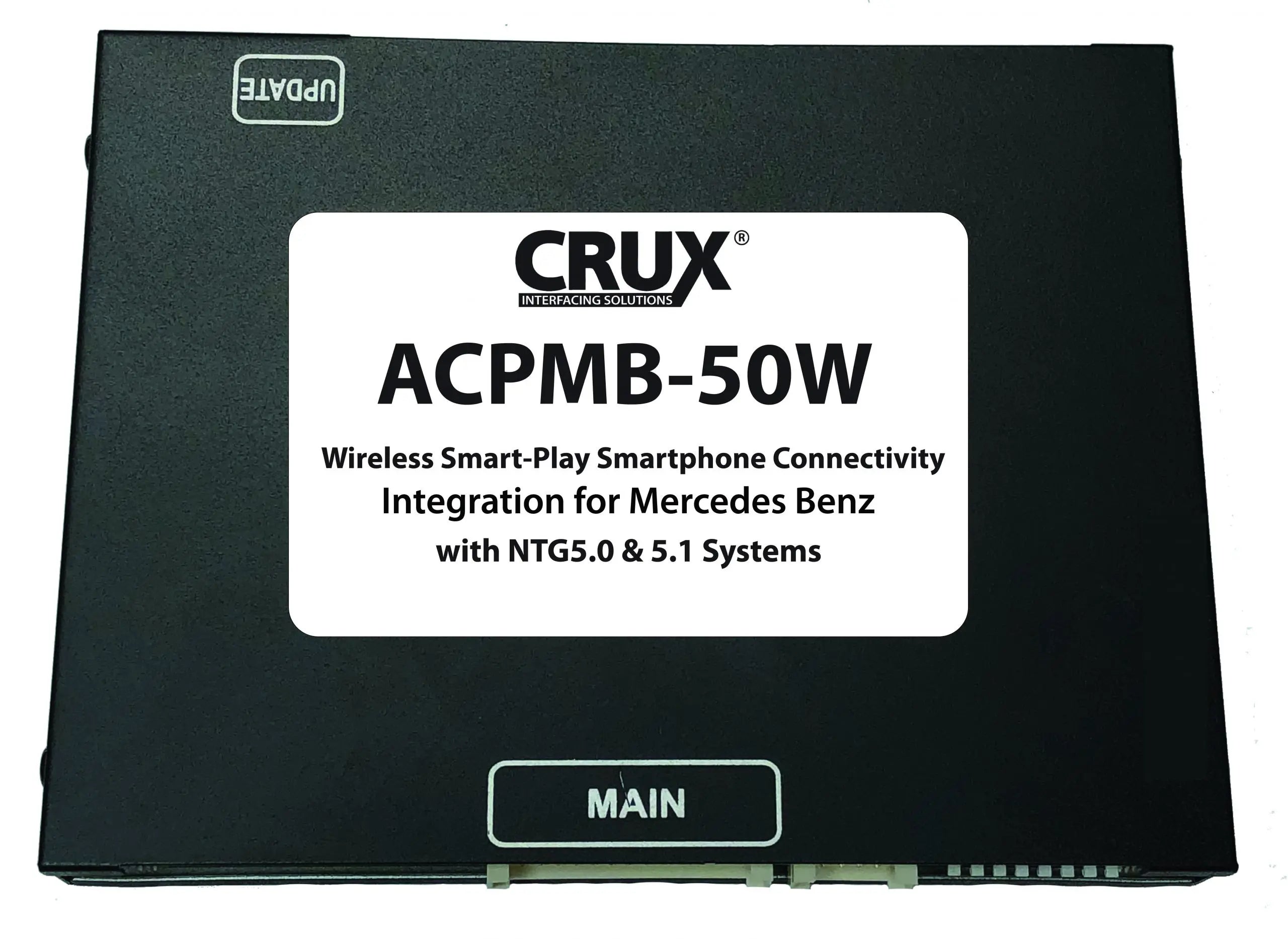 Crux ACPMB-50W Wireless Smart-Play Integration with Multi Camera Inputs for Mercedes Benz vehicles with NTG5/5.1 Systems