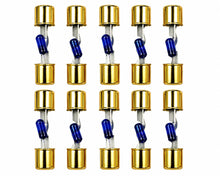 Load image into Gallery viewer, 2 Absolute AGULB-50 5-Pack 50 Amp AGU Glass Fuses with Blue LED Blown Fuse Indicator