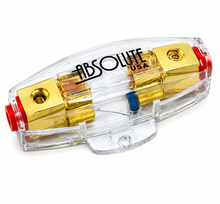 Load image into Gallery viewer, Absolute AGHLB Inline AGU Fuse Holder Blue LED Blown Fuse Indicator + 300A fuses
