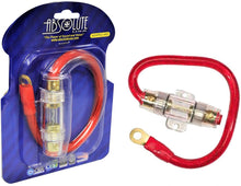 Load image into Gallery viewer, Absolute AGHPKG4RD Pro Series AGU Fuse Holder &amp; 12" 4 Ga OFC Power Cable 60A Fuse