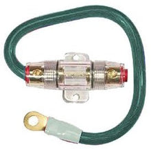Load image into Gallery viewer, Absolute AGHPKG4GR 4 Gauge Green Power Cable and In-Line Fuse Kit with 60A Fuse and Ring Terminal