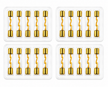 Load image into Gallery viewer, AT AGU-80-20 20 AGU 80 Amp Standard Gold Glass Fuses Tube Car Auto Audio Amplifier Home Marine