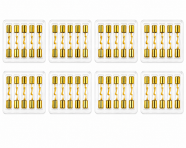 AT AGU-80-40 40 AGU 80 Amp Standard Gold Glass Fuses Tube Car Auto Audio Amplifier Home Marine