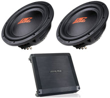 Load image into Gallery viewer, Alpine BBX-T600 600W 2 Ch Amplifier &amp; 2 DSW2000 10" Subwoofer &amp; 4G Amp Kit