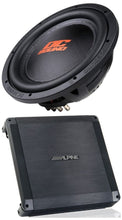 Load image into Gallery viewer, Alpine BBX-T600 600W 2 Ch Amplifier &amp; DSW2500 12" Subwoofer &amp; 4G Amp Kit