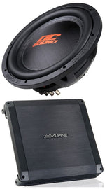 Alpine BBX-T600 600W 2 Ch 2-ohm Amplifier & DSW2000 10