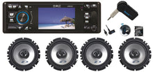 Load image into Gallery viewer, Absolute DMR-360BTAD 3.5" Car Stereo DVD/CD/MP3/AM/FM Player &amp; 2 SXE-1726S 6.5" Speakers