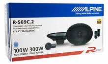 Load image into Gallery viewer, 2 Pair Alpine R-S69C.2 Component System<br/>600W Peak, 200W RMS R-Series 6x9" Component 2-Way Speakers