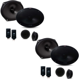 2 Pair Alpine R-S69C.2 Component 600W Peak R-Series 6x9