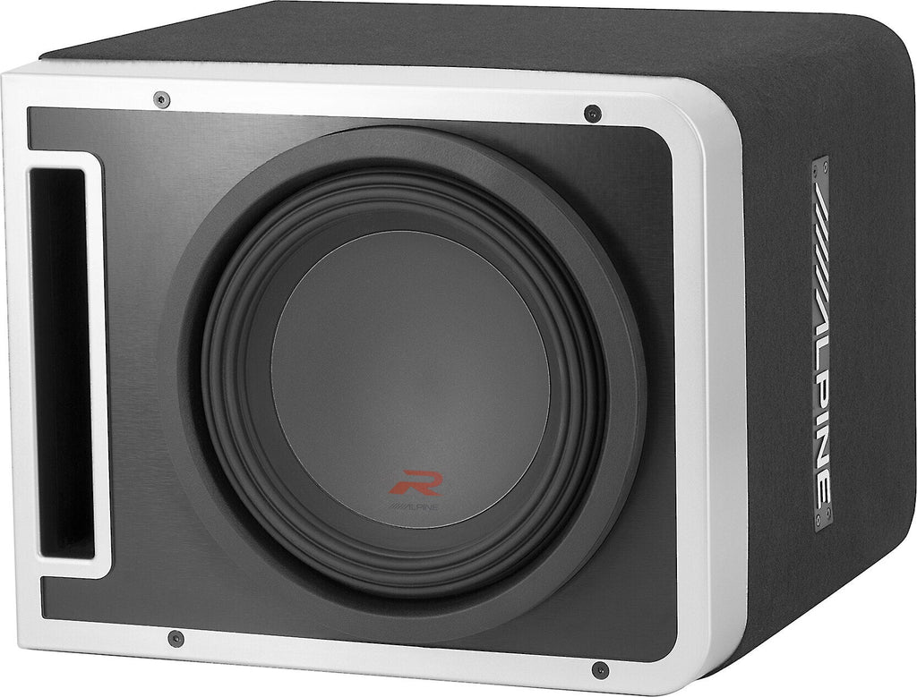 Alpine R-SB10V Pre-Loaded 10" Enclosure R-A75M 750W Mono Amplifier 4G Amp Kit