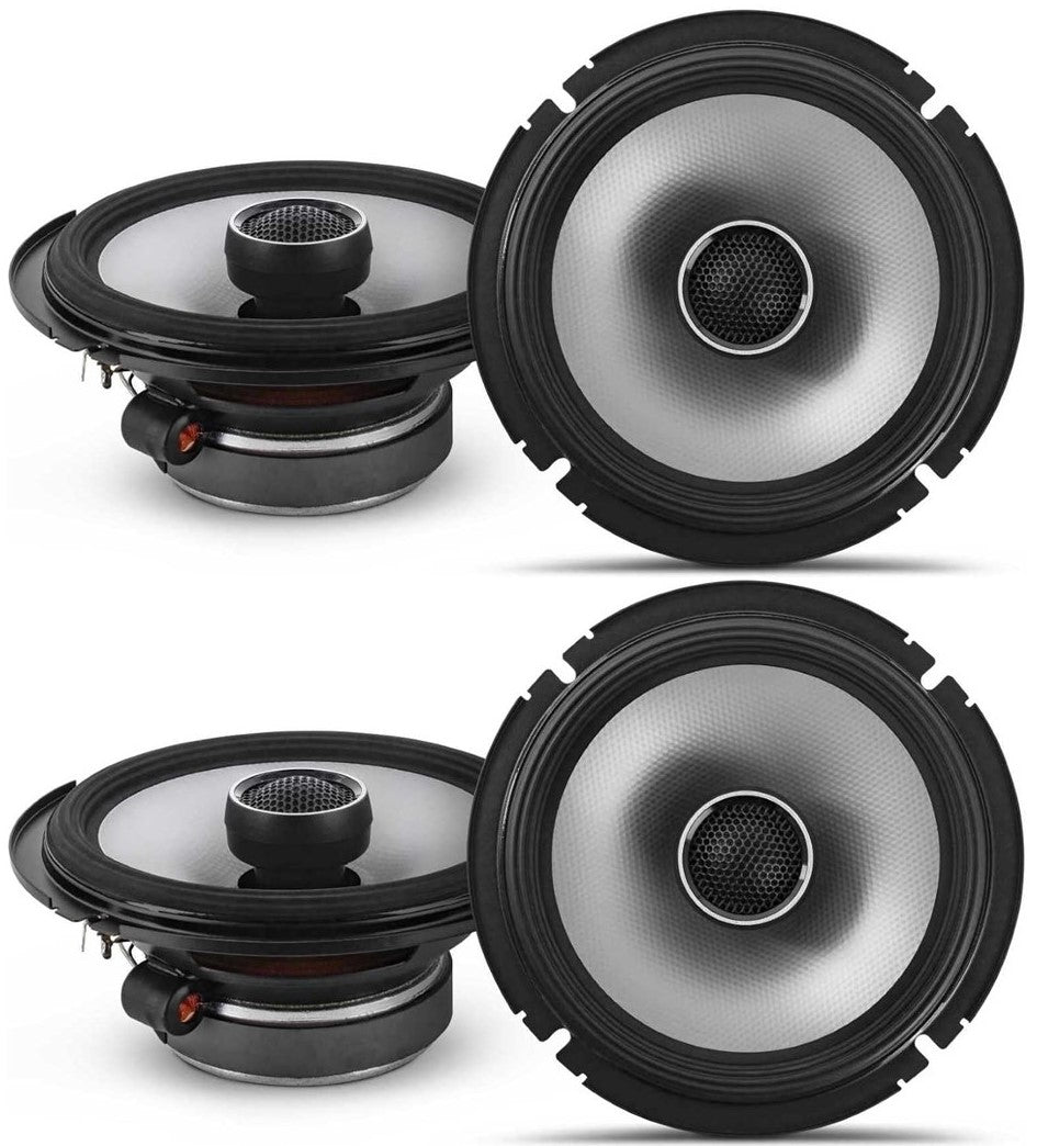 2 Alpine S2-S65 6.5" 480 Watts 2Way Coaxial Car Speakers & KIT10 AMP Kit