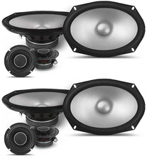 Load image into Gallery viewer, 2 Alpine S Series S2-S69C 6x9" Hi-Res Component Car Audio Speaker System