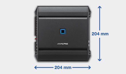 Alpine S-A32F S-Series 4-Channel Digital Amplifier 80 Watts RMS x 4
