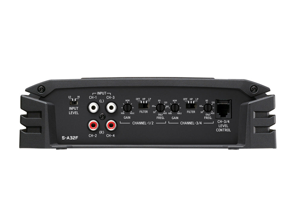 Alpine S-A32F 320W RMS 4-Channel Class D Car Amplifier +  8 Gauge Amplifier Kit
