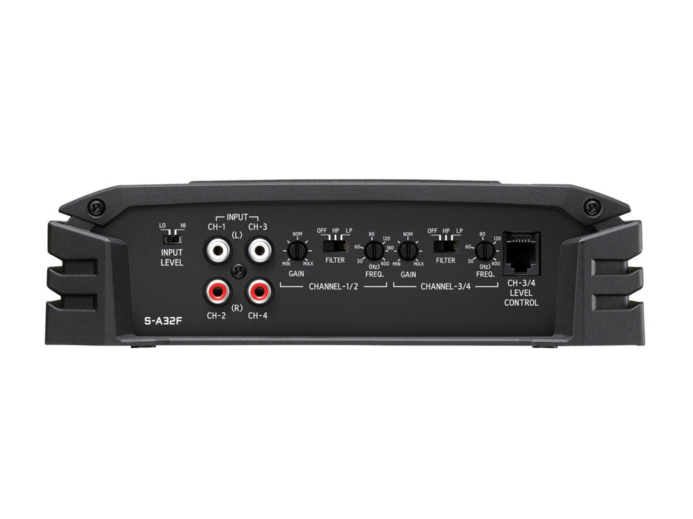 Alpine S-A32F 4-Channel Amplifier w/ Pair of Alpine 6.5" Speakers Package+ Absolute KIT8