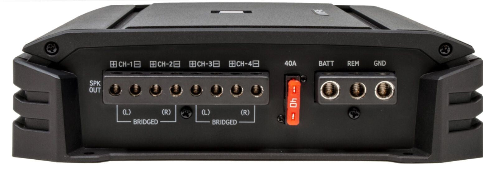 Alpine S-A32F 4-Channel Amplifier w/ Pair of Alpine 6.5" Speakers Package+ Absolute KIT8