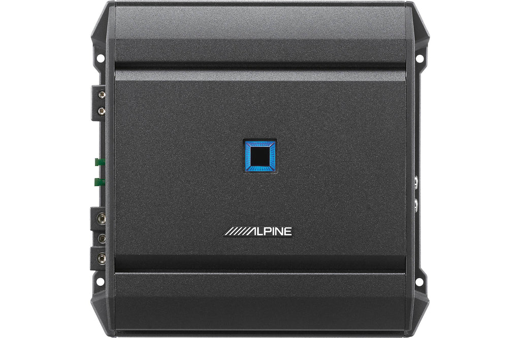 Alpine S2-A60M 1-Channel 600 Watts S-Series Monoblock Class-D Amplifier + Absolute KIT4 4 Gauge Complete Amplifier Kit