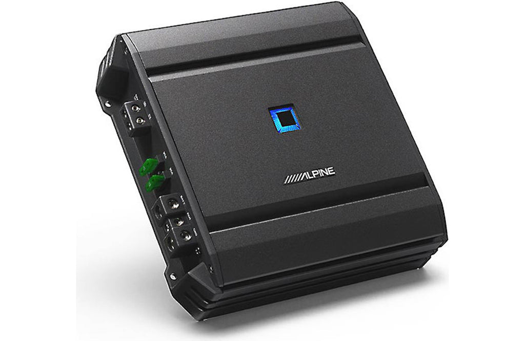 Alpine S2-A60M 1-Ch 600W Monoblock Class-D Amplifier + Absolute KIT4AGU 4G Amp Kit