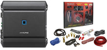 Load image into Gallery viewer, Alpine S2-A60M  Monoblock 600W Class-D Amplifier + 4 Gauge Amplifier Kit