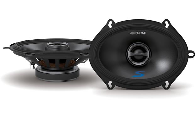 Alpine S-S57 5x7" Rear Factory Speaker Replacement Kit For 1996-1999 Ford Taurus + Metra 72-5512 Speaker Harness