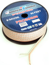 Load image into Gallery viewer, 2 American Terminal PROS8G50 50' 8 Gauge PRO PA DJ Car Home Marine Audio Speaker Wire Cable Spool