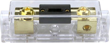 Load image into Gallery viewer, 2 Absolute ANH-3 0/2/4 Gauge AWG in-Line ANL Fuse Holder &amp; 2 Gold Plated 200 Amp Fuse