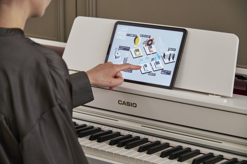 Casio AP300WE Celviano Digital Piano, Matte White