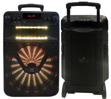 Load image into Gallery viewer, MR DJ 12 Inch Portable Speaker with Bluetooth/Rechargeable Battery and App Control 3000 Watts P.M.P.O