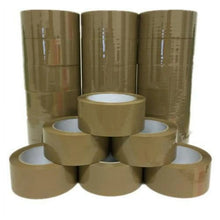 Load image into Gallery viewer, 5 XP Audio 120 Rolls Brown Packing Tape 3" x 110 Yards Strong Heavy Duty Sealing Adhesive Tapes for Moving Packaging Shipping Office and Storage