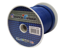 Load image into Gallery viewer, American Terminal ATPW10-100BL 10GA 100' Blue Primary Remote Power Ground Wire