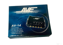 Load image into Gallery viewer, AVE AV-14 Video Booster 1 In - 4 Out Amplifie Splitter Video Signal