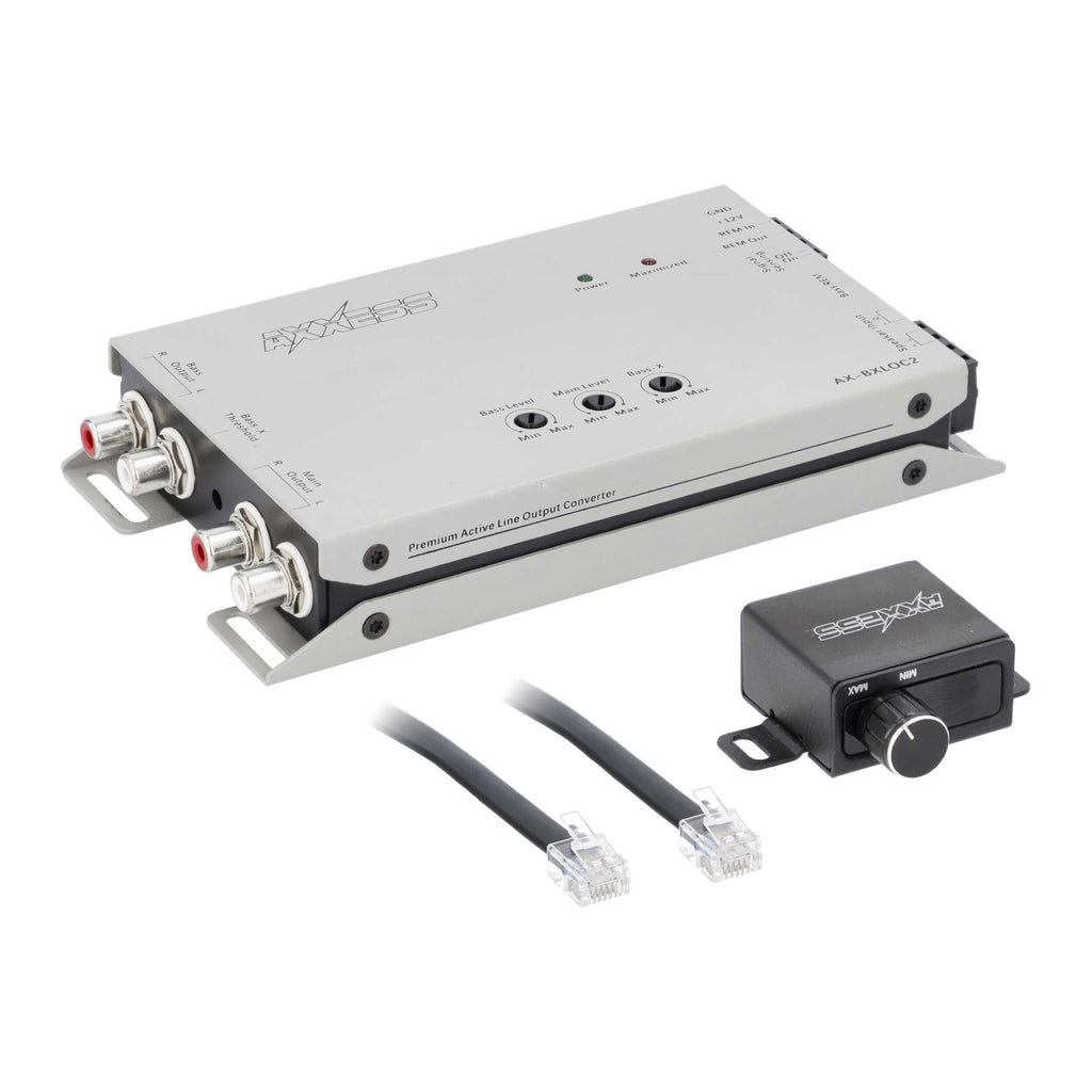 Axxess AX-BXLOC2 4CH Active Line Output Converter with Bass Restoration