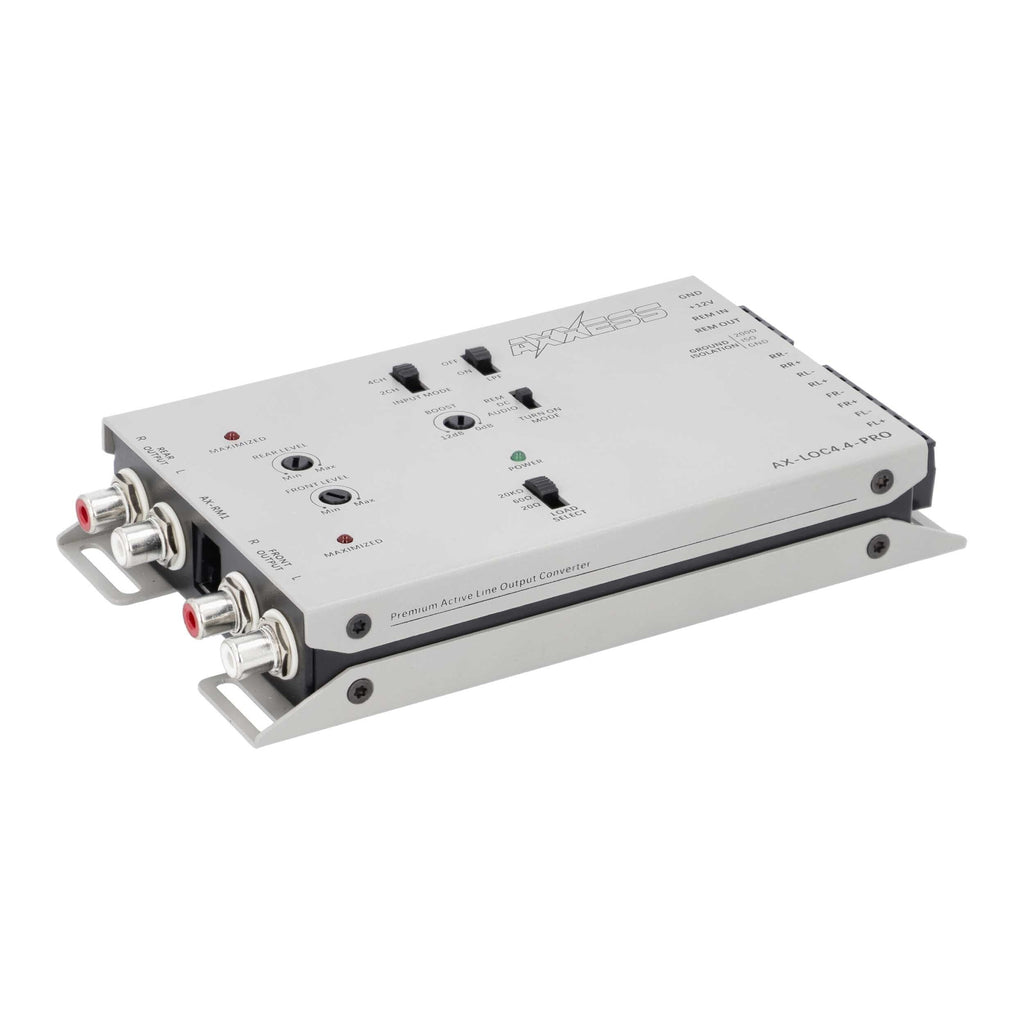 Axxess AX-LOC4.4-PRO 4CH Active Line Output Converter with Bass Boost