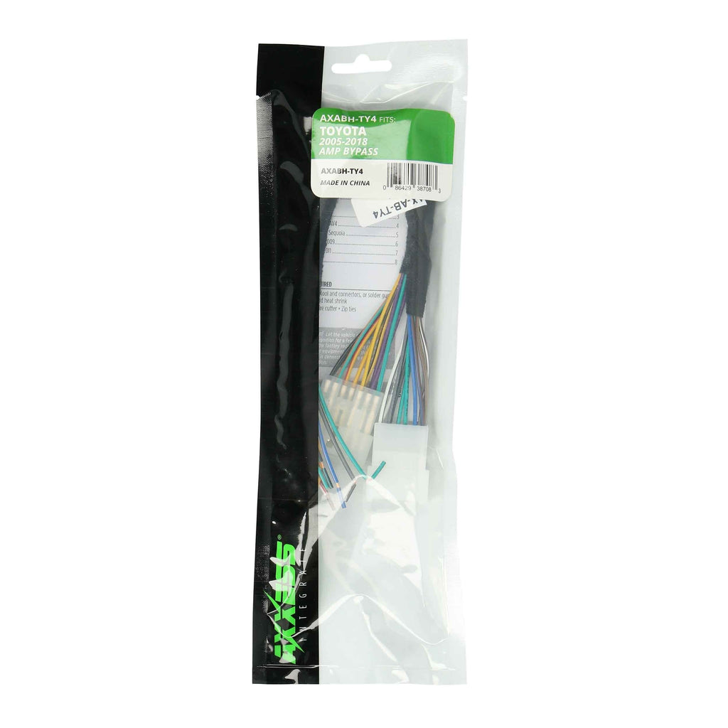 Axxess AXABH-TY4 Amp Bypass Harness - Fits Select Toyota Models 2004-2022
