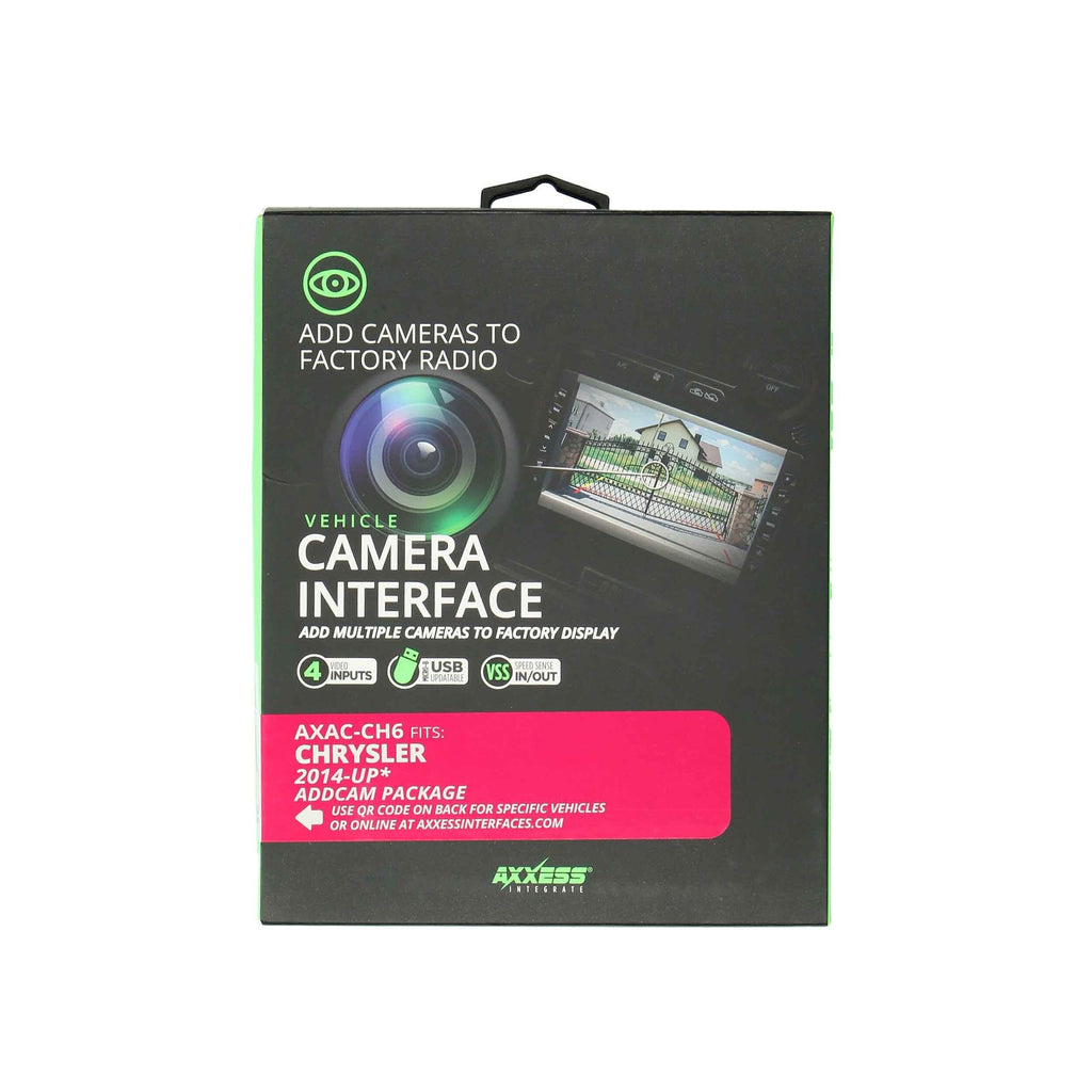 Axxess AXAC-CH6 Camera Data Interface with Pre-Wired Harness - Fits Select Jeep/RAM Models 2014-2020
