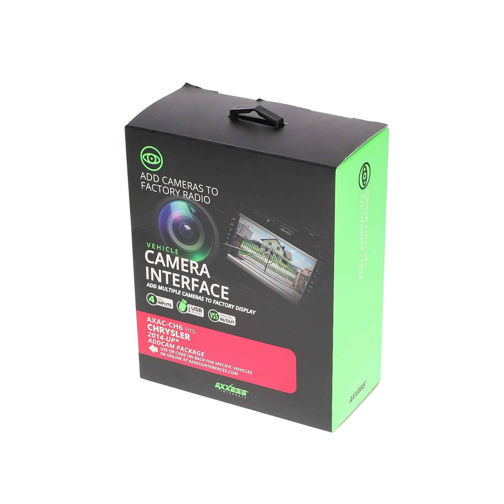 Axxess AXAC-CH6 Camera Data Interface with Pre-Wired Harness - Fits Select Jeep/RAM Models 2014-2020