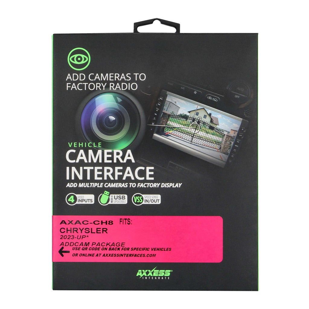 Axxess AXAC-CH8 Camera Data Interface with Pre-Wired Harness - Fits Select Chrysler Models 2023-UP