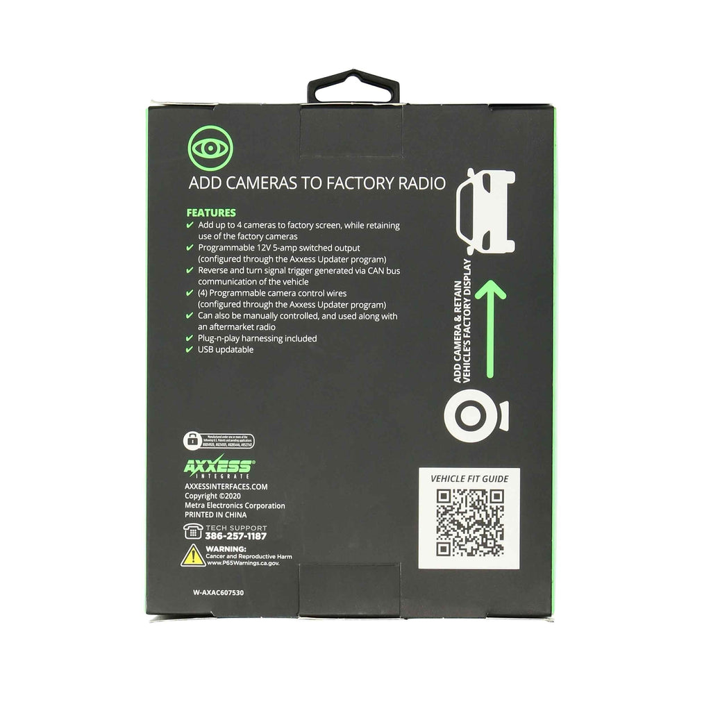 Axxess AXAC-MZ1 Mazda Add-On Multiple CAN Activated Cameras 2007-2015