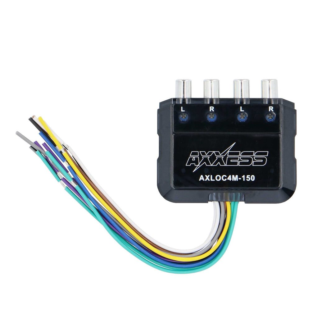 Axxess AXLOC4M-150 Mini 150 Watt 4 Channel Line Output Converter